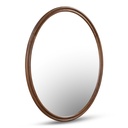 Alcott Oval Mirror Walnut - 1