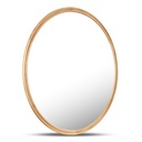 Alcott Round Mirror Small Oak - 1