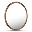 Alcott Large Round Mirror Walnut - 1