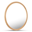 Alcott Large Round Mirror Oak - 1