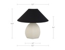 Keeley Table Lamp White - 3