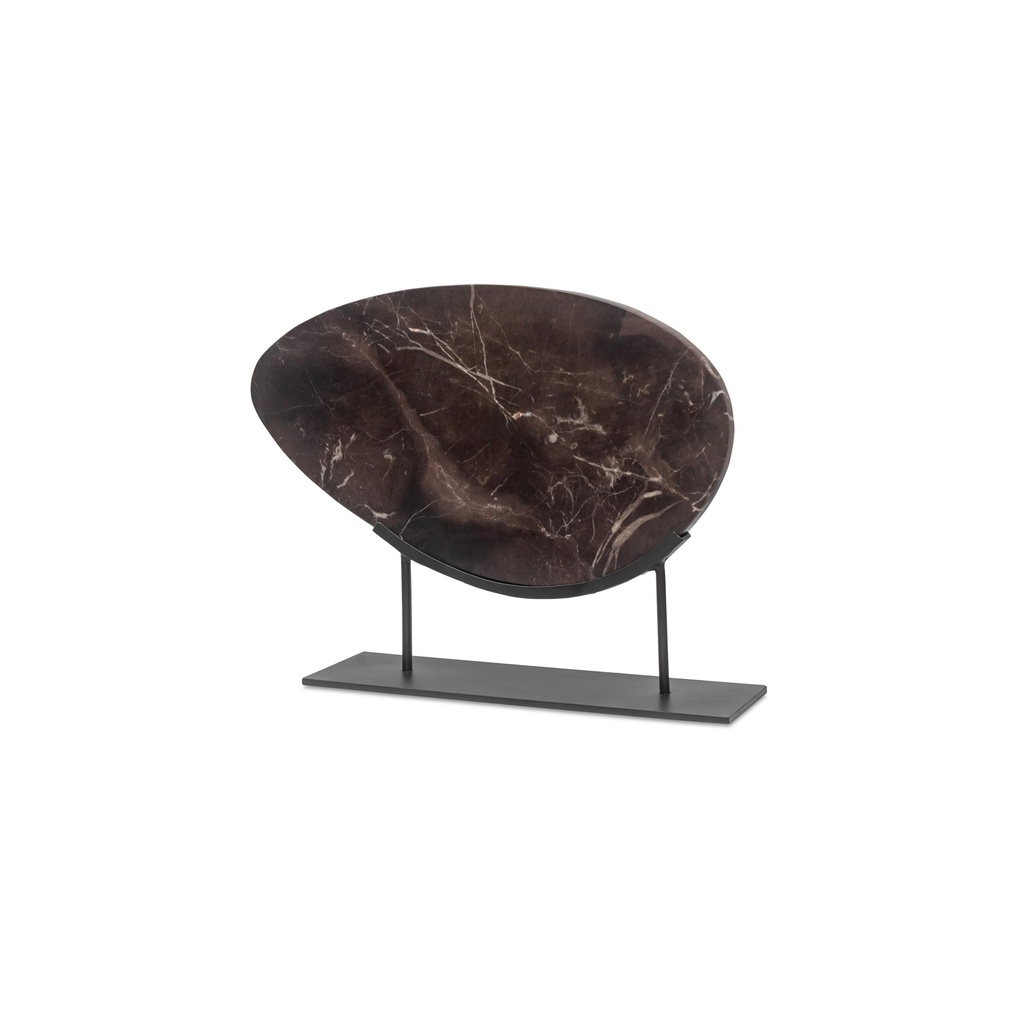 Galen Sculpture Saint Laurent Brown Marble - 1