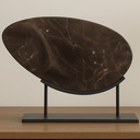Galen Sculpture Saint Laurent Brown Marble - 3