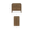 Riley Nightstand Oak - 11