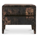 Iris Nightstand Distressed Black - 3
