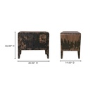 Iris Nightstand Distressed Black - 9