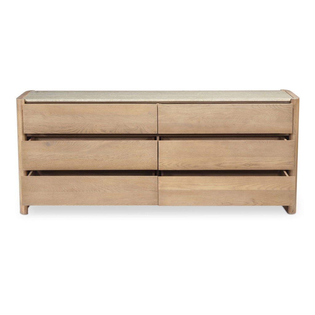 Lane 6 Drawer Dresser Natural - 3
