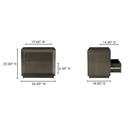 Dawson Nightstand Deep Bronze - 9