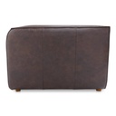 Form Corner Chair Espresso Brown Leather - 3