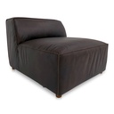 Form Slipper Chair Espresso Brown Leather - 1