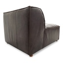Form Slipper Chair Espresso Brown Leather - 2