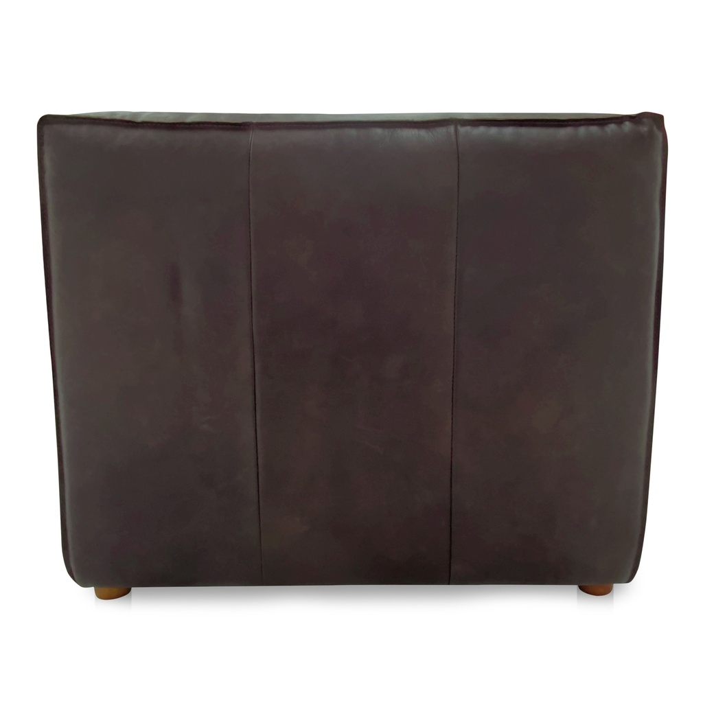Form Slipper Chair Espresso Brown Leather - 3