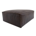 Form Ottoman Espresso Brown Leather - 1