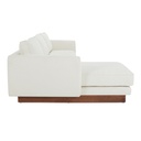Vernon Left Sectional White - 2