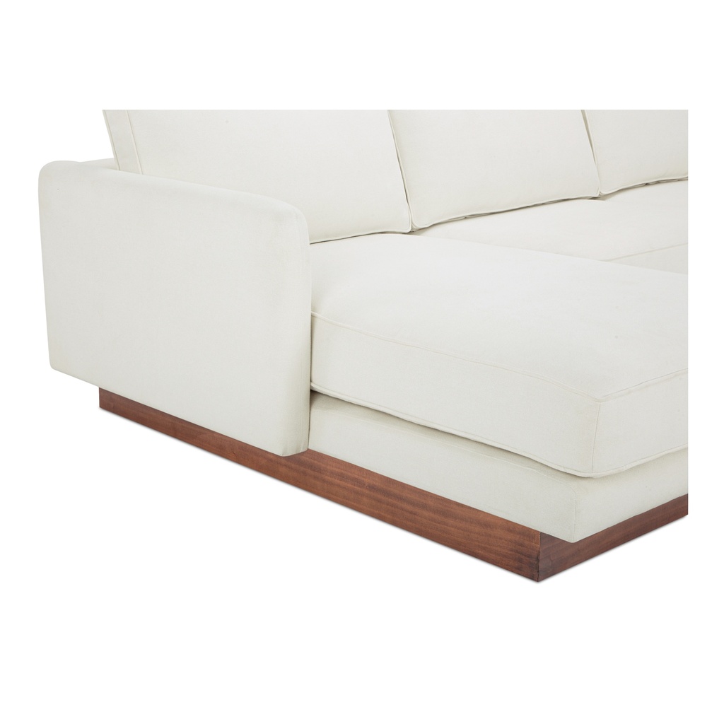 Vernon Left Sectional White - 4