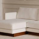Vernon Left Sectional White - 5