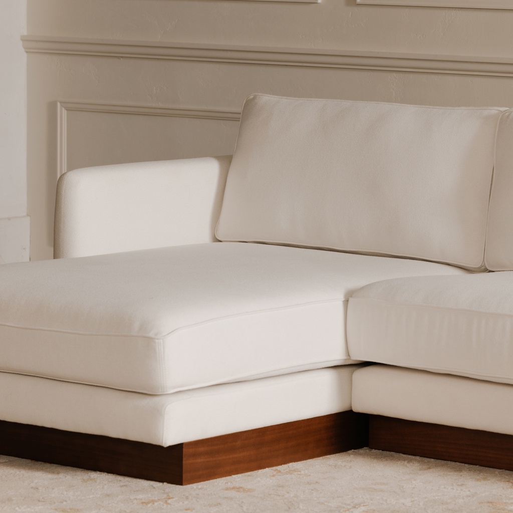 Vernon Right Sectional White - 5