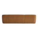 Faye Left Sectional Tan Faux Mohair - 3
