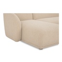 Faye Left Sectional Beige Boucle - 4