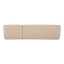 Faye Right Sectional Beige Boucle - 3