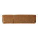 Faye Right Sectional Tan Faux Mohair - 3