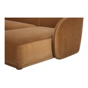 Faye Right Sectional Tan Faux Mohair - 4