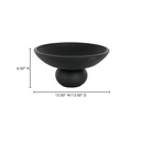 Asha Decorative Bowl Black Terracotta - 4