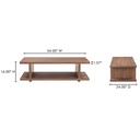 Miri Coffee Table Walnut - 9