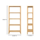 Nolan Bookcase Natural - 5