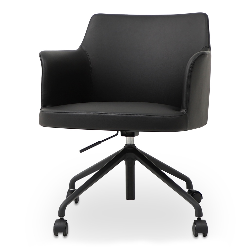 Morris Office Chair PVC Black - 1
