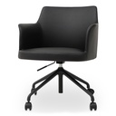 Morris Office Chair PVC Black - 1