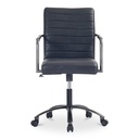 Roy Office Chair Black Leather - 4