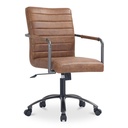 Roy Office Chair Open Road Brown Leather - 1