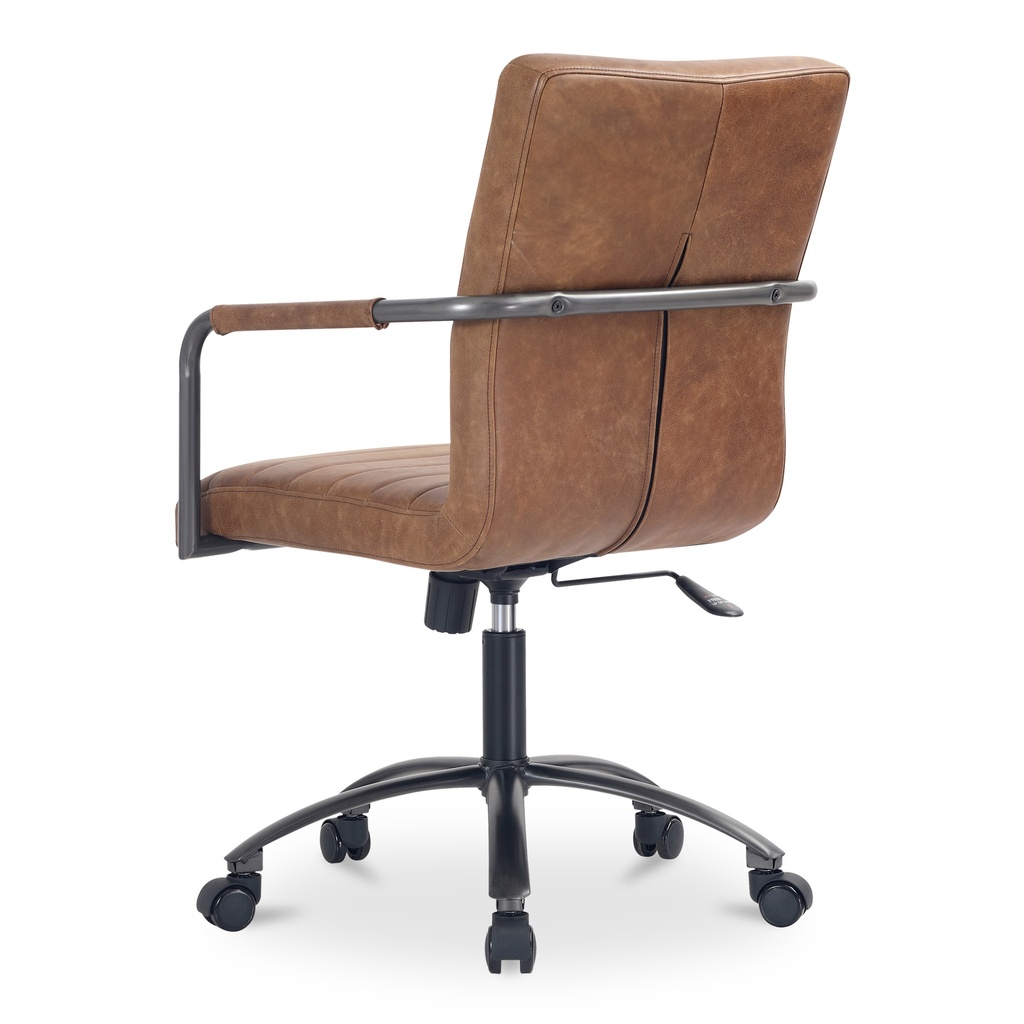 Roy Office Chair Open Road Brown Leather - 2