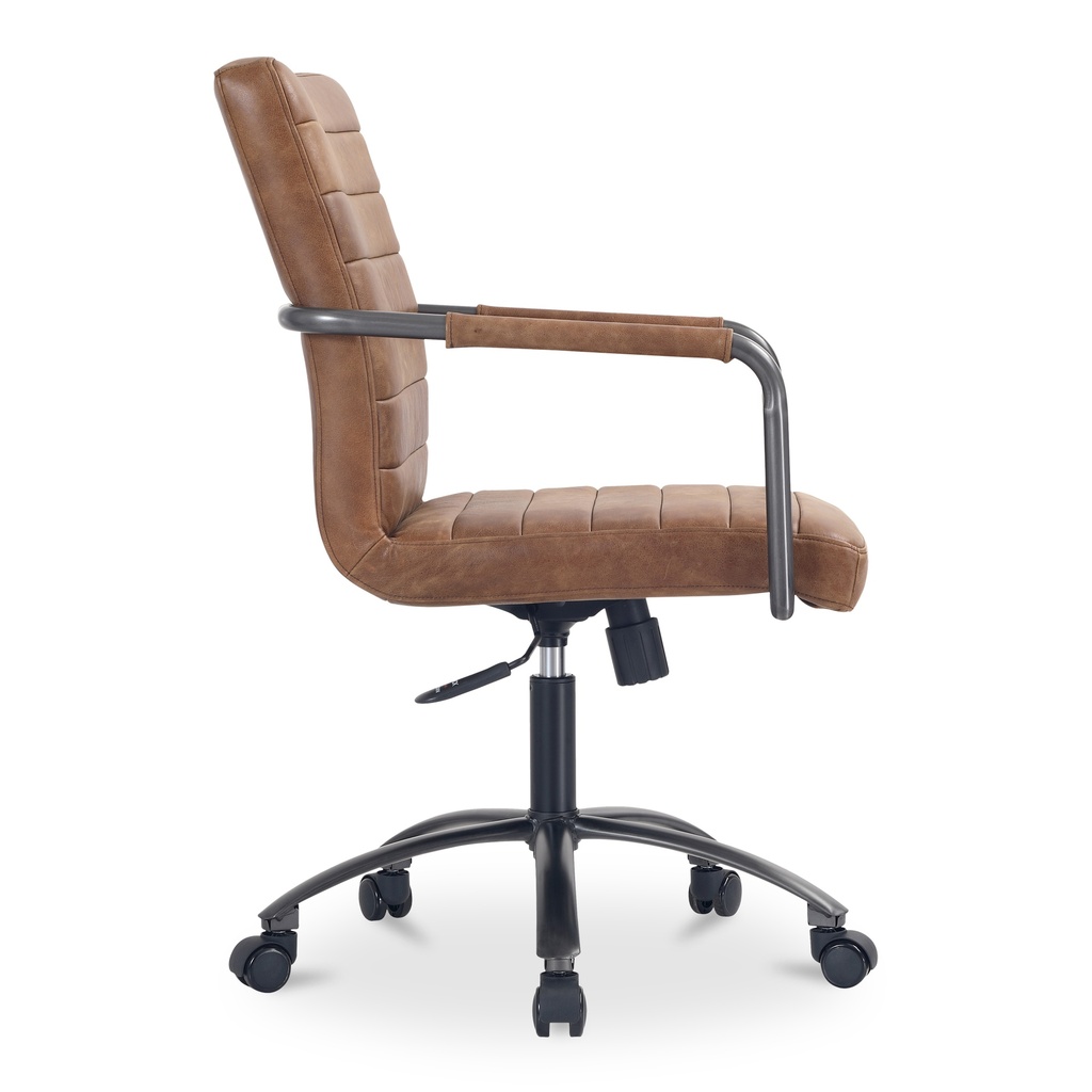 Roy Office Chair Open Road Brown Leather - 3