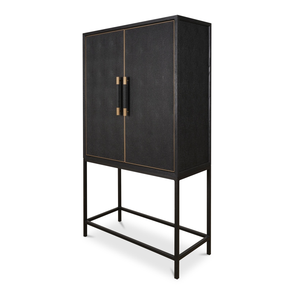 Mako Bar Cabinet Black - 1