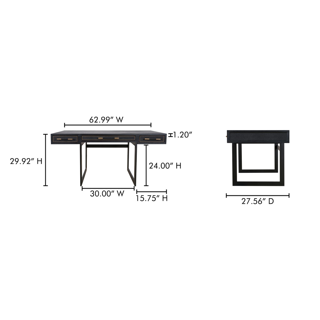 Mako Desk Black - 11