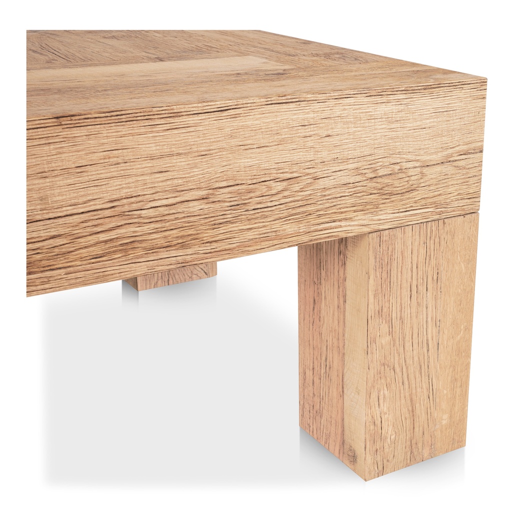 Evander Coffee Table Rectangle Aged Oak - 4