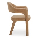 Martens Dining Chair Brown Leather - 2