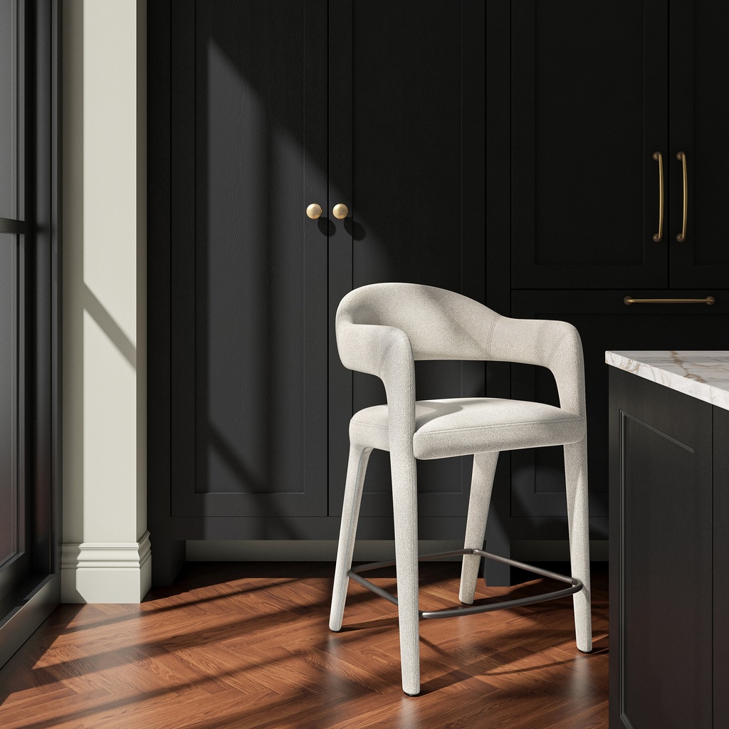 Martens Counter Stool Beige - 5