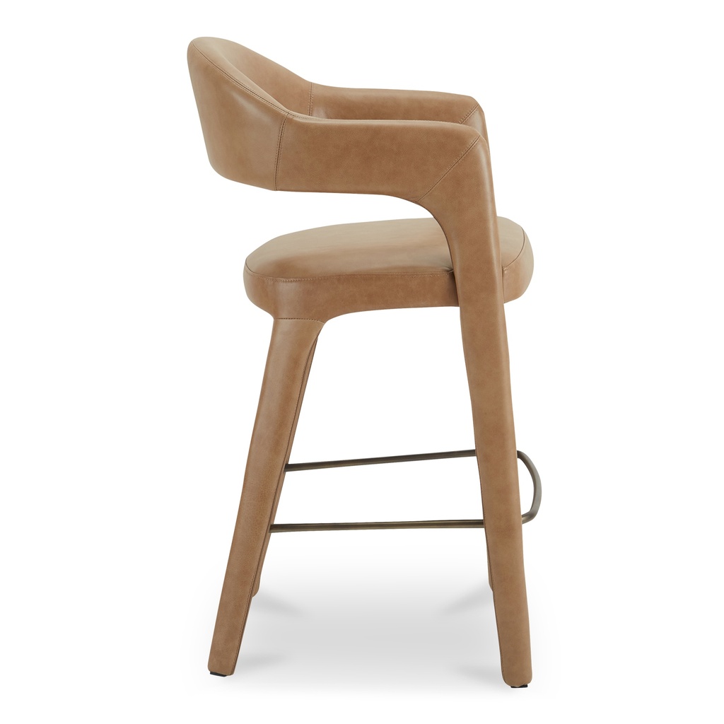 Martens Bar Stool Brown Leather - 2