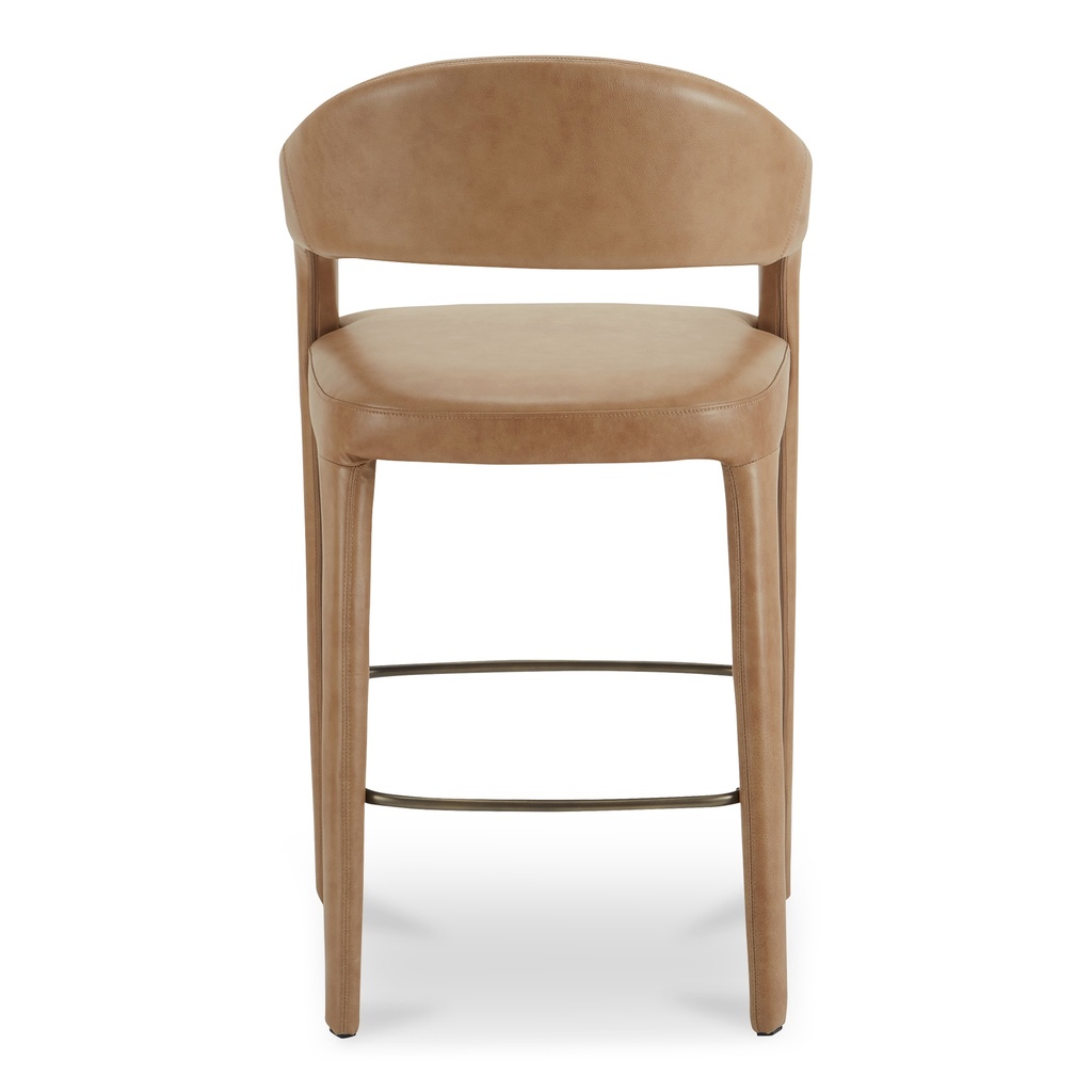 Martens Bar Stool Brown Leather - 3