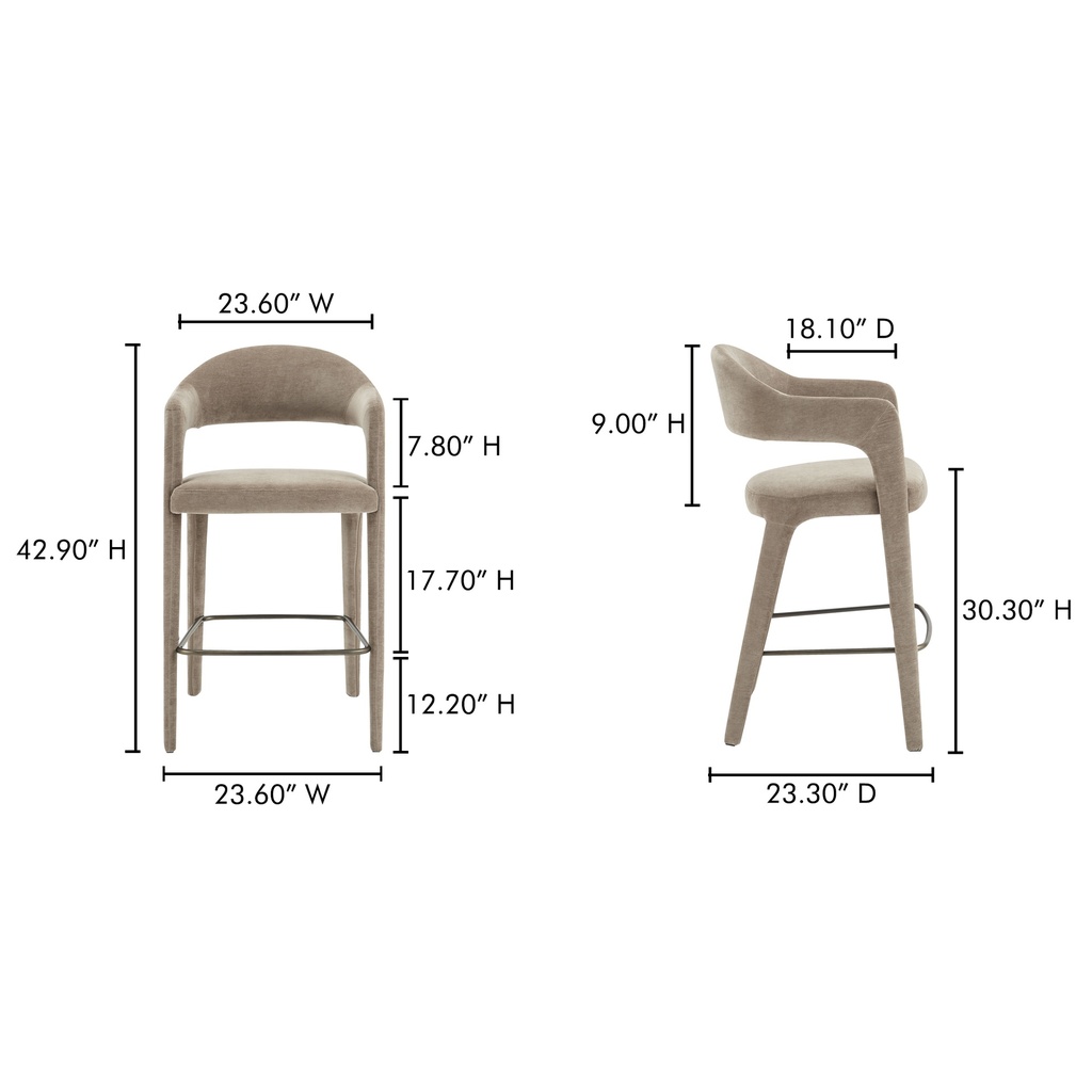 Martens Bar Stool Camel - 5