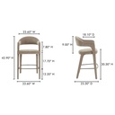 Martens Bar Stool Camel - 5
