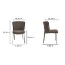 Early Dining Chair Dark Brown-Set Of Two - 7
