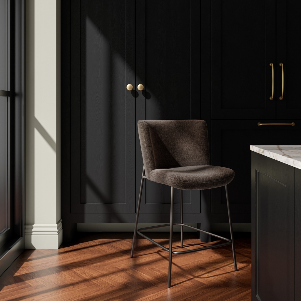 Early Counter Stool Dark Brown - 7