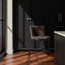 Early Counter Stool Dark Brown - 7