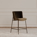 Early Bar Stool Faux Green Mohair - 5