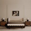 Carson Dining Bench Beige - 5