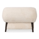 Devlin Lounge Chair Cream Faux Fur - 4